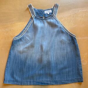 Bella Dahl Blue Sleeveless Top SZ small